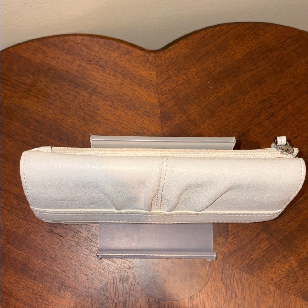 Coach Vintage Ashley white/ cream Leather long wallet  trifold   clutch
Brown In - Picture 3 of 13